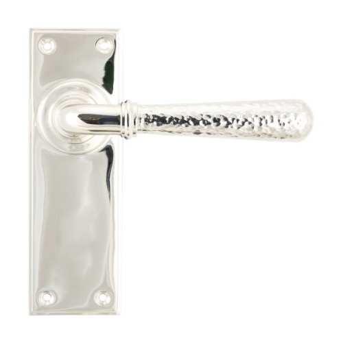 HAMMERED NEWBURY LEVER HANDLE ON BACKPLATE